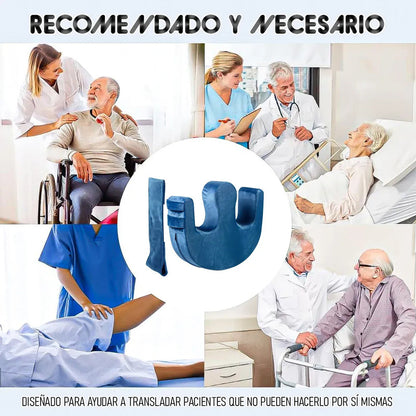 Almohada De Giro Almohadilla De Transferencia Ayuda De Giro De Paciente Okshop Dispositivo De Giro Para Pacientes Almohada De Rotación Dispositivo De Torneado Para Pacientes Postrados Azul