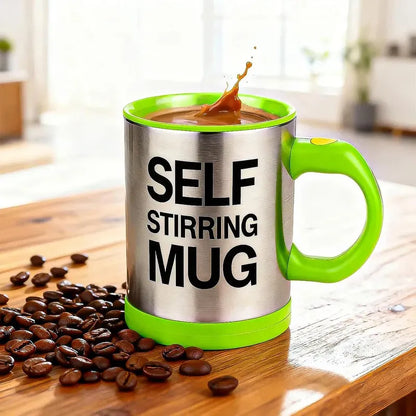 Taza Cafe Taza Para Cafe Taza Café Eléctrica Taza Agitador Verde Removedor Verde Okshop Tazas Mezcladoras Eléctricas Vaso Agitador Automático Taza Batidora Verde Tazas Electricas Tazas Okshop Liso