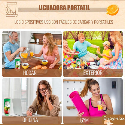 Mini Licuadora Jugueras Portatiles Usb Juguera Batidos Prote