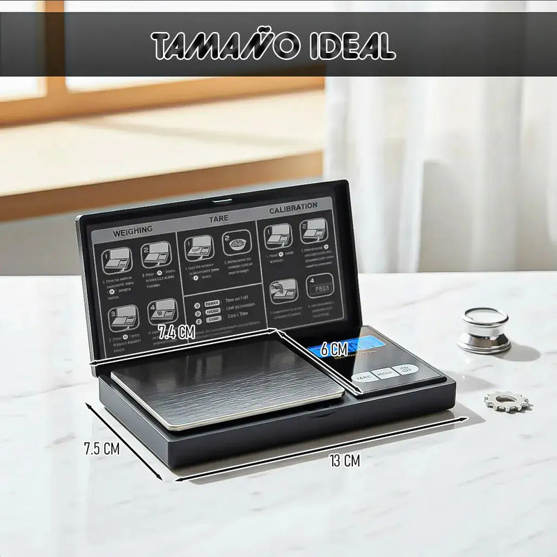 Balanza Digital Gramera De Precision Bascula Digital 500g Okshop Mini Báscula Electrónica Báscula Digital De Bolsillo Báscula De Gramos Mini Báscula Digital De Gramos Gramera 500 Gramos Gramera