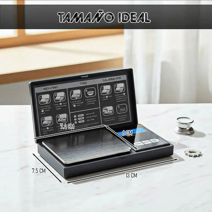 Balanza Digital Gramera De Precision Bascula Digital 500g Okshop Mini Báscula Electrónica Báscula Digital De Bolsillo Báscula De Gramos Mini Báscula Digital De Gramos Gramera 500 Gramos Gramera
