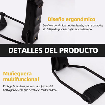 Resortera Caza Tirachinas Resorteras Resortera Profesional Negro