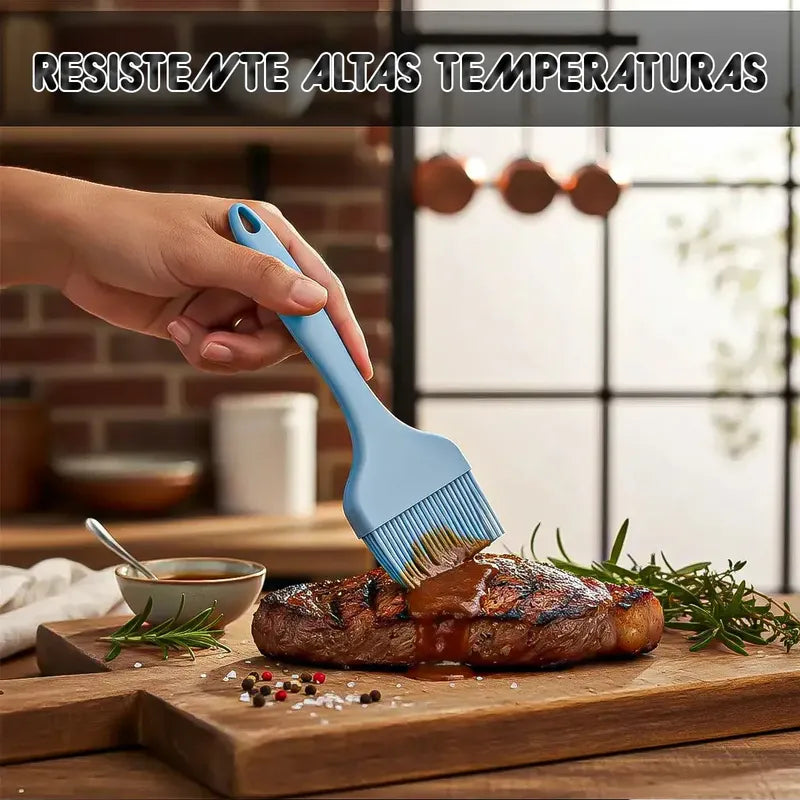 Brocha Silicona Cepillo De Silicona Brocha Repostería Brocha De Silicona Turquesa Azul Pinceles De Silicona Para Hornear Brocha De Silicona Para Repostería Turquesa Cepillos Pastelería Brochas