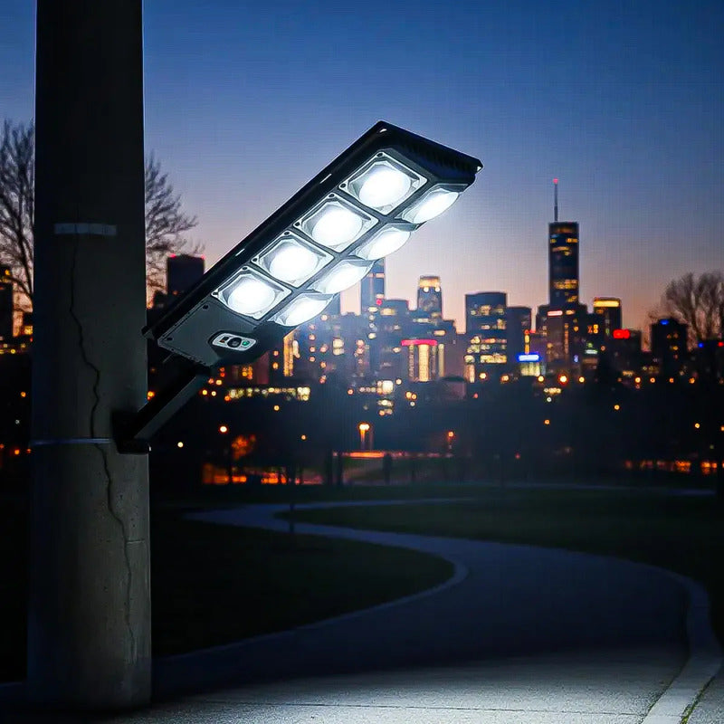 Foco Solar 200w Focos Solares Led Exterior Focos Solares W789b-4 Blanco Frío
