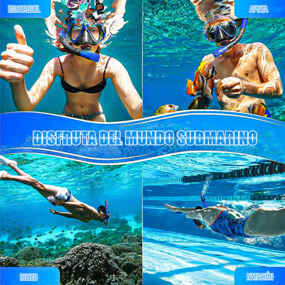 Mascara Snorkel Mascara De Buceo Snorkel Mascara Buceo Niños Rojo