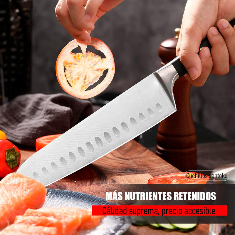 Cuchillo Chef Profesional Cuchillo Santoku Cuchillo Cocina