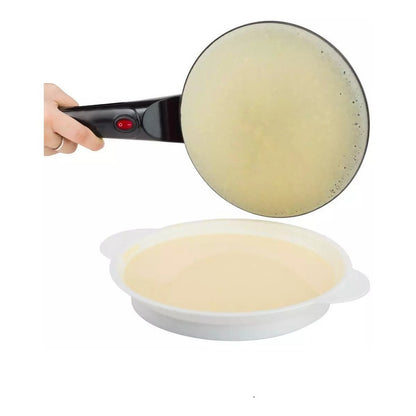 Panquequera Electrica Sarten Para Creps Panqueques Rapidos Negro