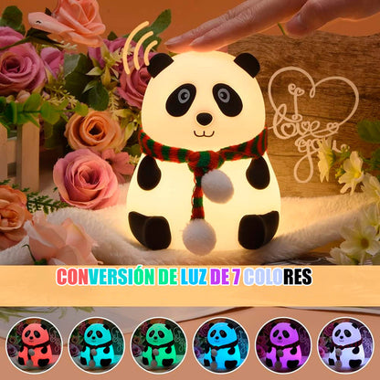 Lampara De Mesa Lampara Mesa Panda Lampara De Silicona Panda
