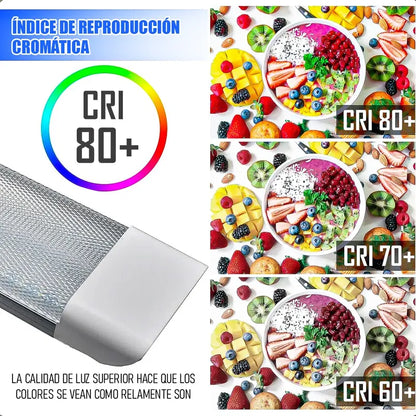 Pack4 Lamparas Para Techo Barra Led Regleta Led Lamparas Led Blanco