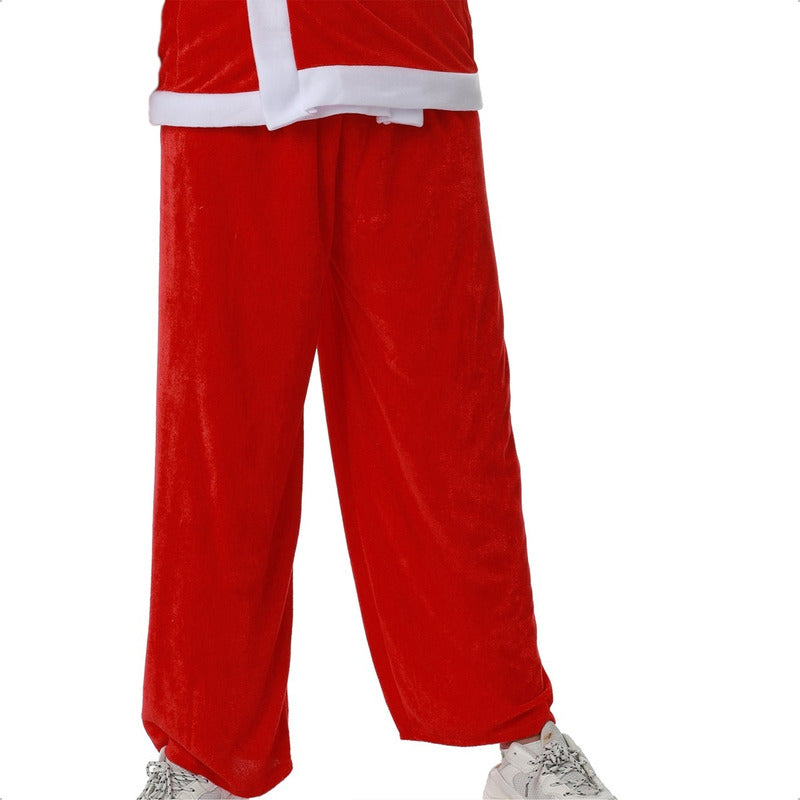 Traje De Navidad Disfraz Viejo Pascuero Adulto Disfraces Para Navidad Rojo Estandar