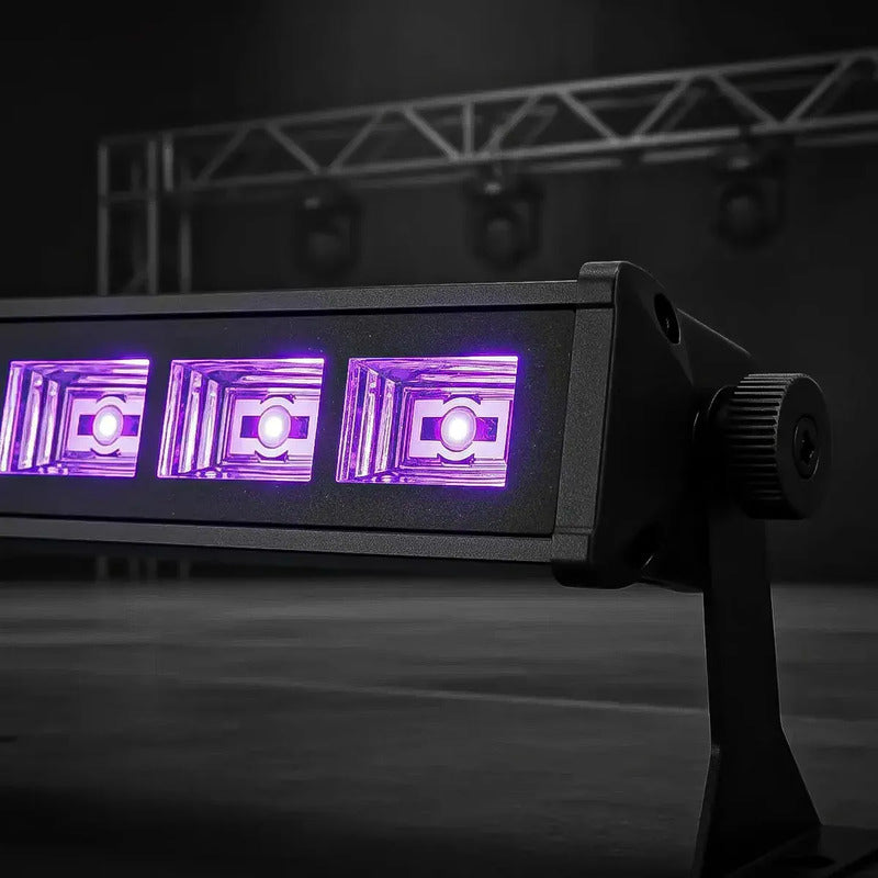 Barra Uv Led Luz Negra De 43cm Para Fiestas Y Escenario