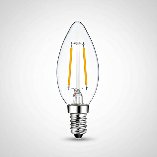 Ampolletas Led E14 Ampolleta 2w Ampolletas Led Vela Bombilla Cálida