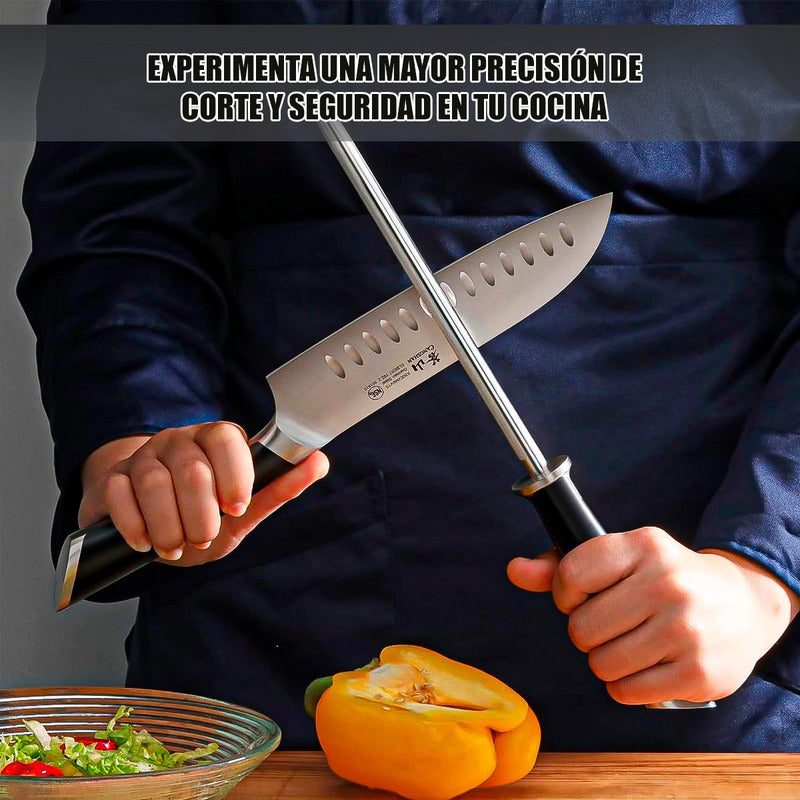 Afilador De Cuchillo Espada Afiladora Wayu Varilla De Afilar Negro