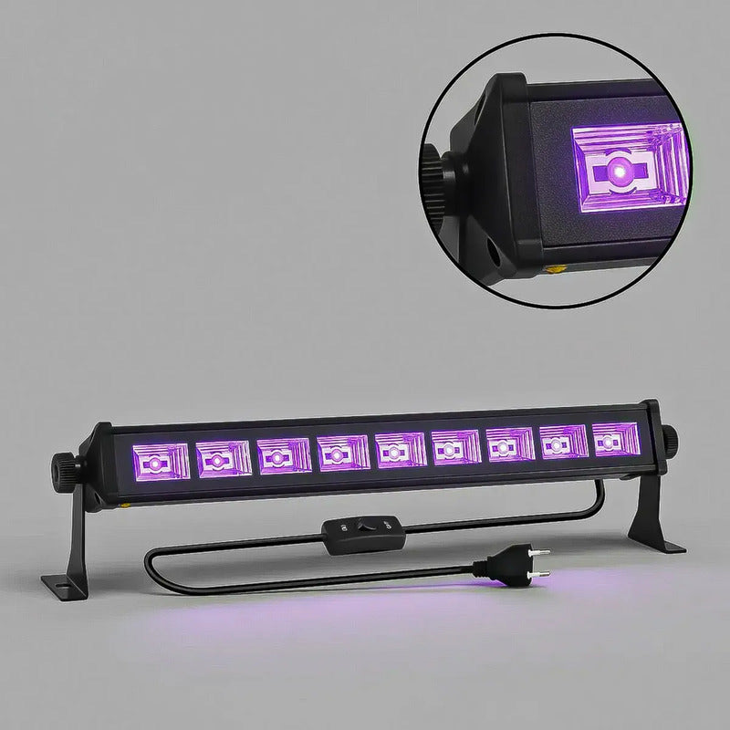 Pack X2 Luces Para Fiesta Fluor Ultravioleta Luz Uv Barra