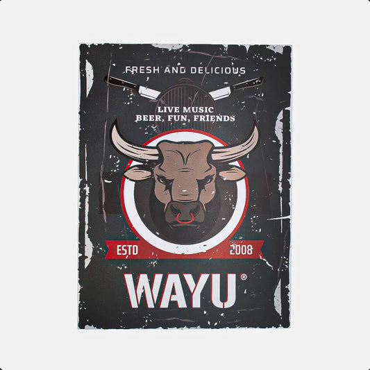 Cuadro Decorativo Wayu Bar Cuadro Pared Cuadro Bar Metalico Wayu