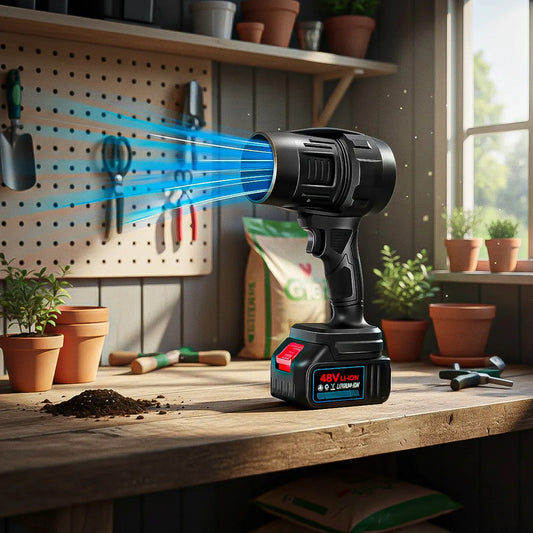Soplador Hojas Electrica Soplador Profesional Soplador Polvo Negro/48v