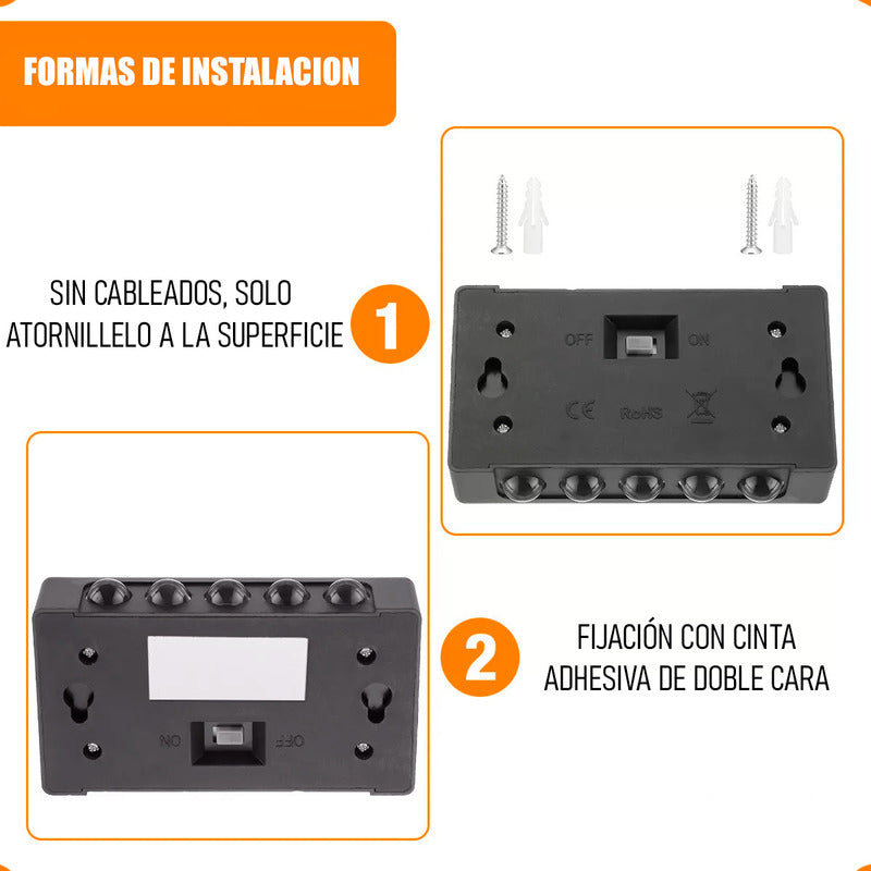 Pack X4 Aplique Solar Exterior Foco Aplique Exterior Pared