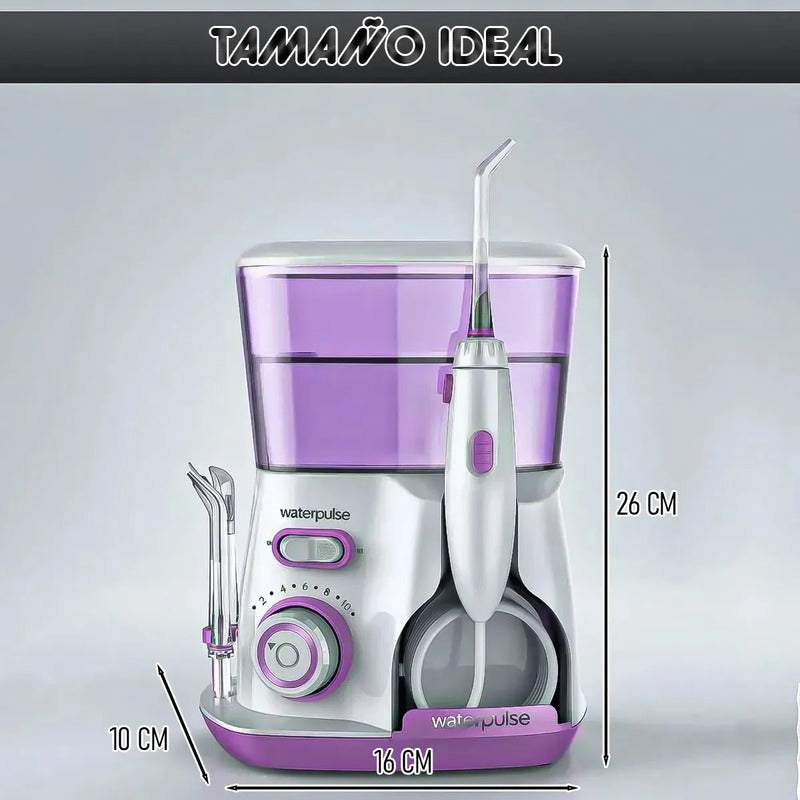 Irrigador Bucal Okshop V300 Eléctrico Con 5 Boquillas Y 800 Ml Morado