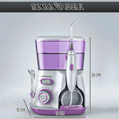 Irrigador Bucal Okshop V300 Eléctrico Con 5 Boquillas Y 800 Ml Morado