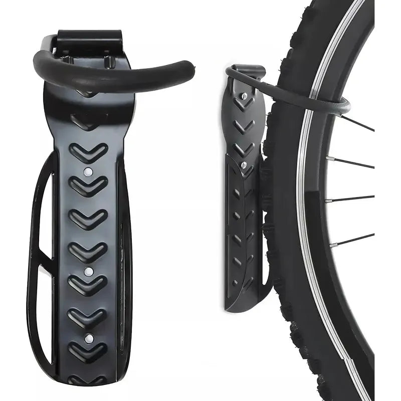 Soporte Gancho De Pared Para Bicicleta Con Gancho Y Soporte Negro
