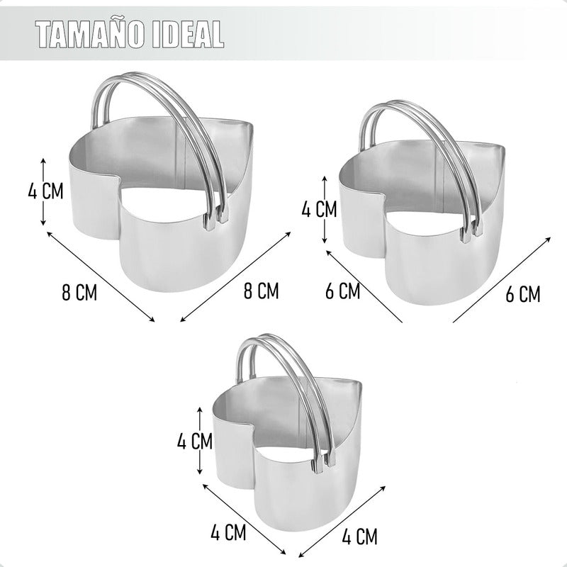 Pack X2 Cortador De Galleta Molde Cortador Galleta Molde