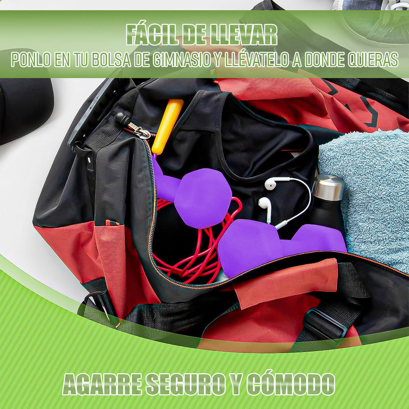 Mancuerna Hexagonal 2 Kg Set Mancuernas Pesa Hexagonal 2 Kg Azul