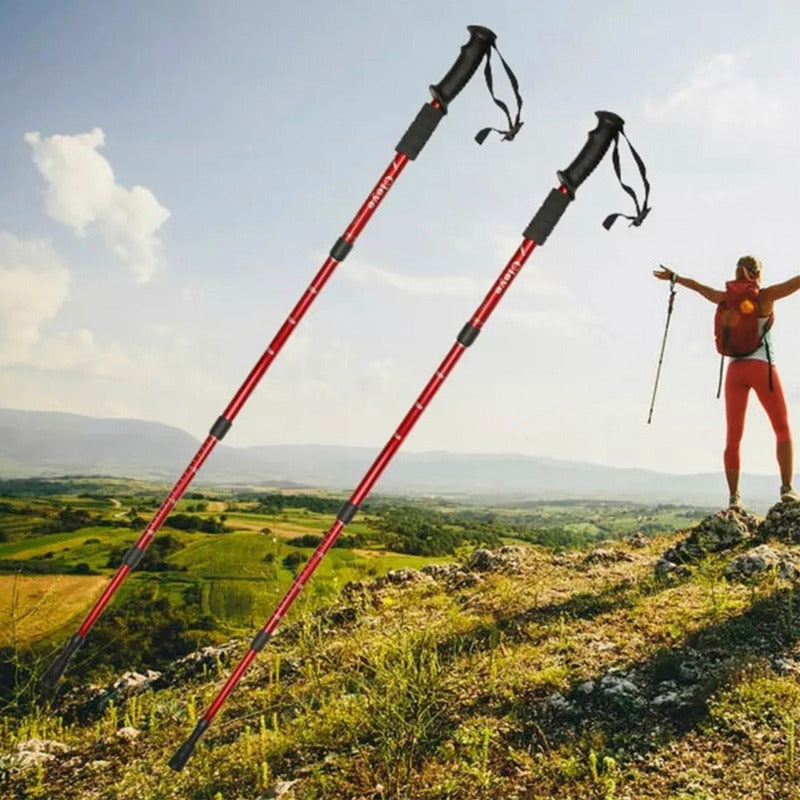 Bastones De Trekking Plegable Baston De Trekking Senderismo