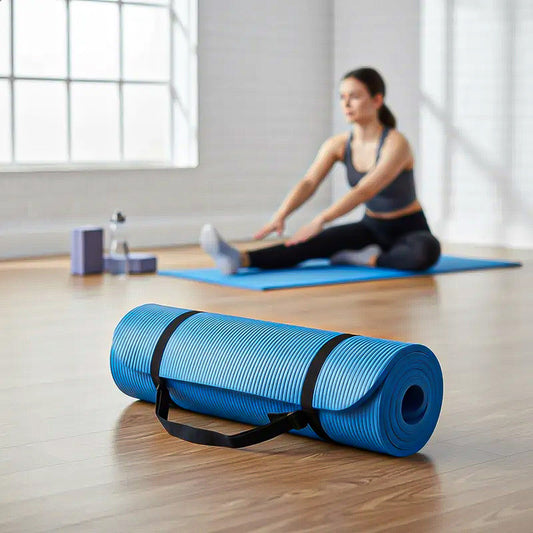 Colchonetas Deportivas Mat Yoga Mat Ejercicio Colchoneta Eje Azul