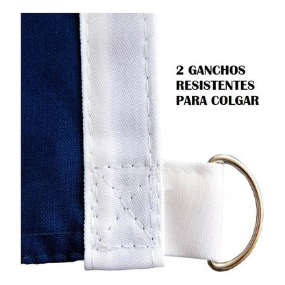 Pack X2 Bandera Chilena Bordada Banderas De Chile 135x90