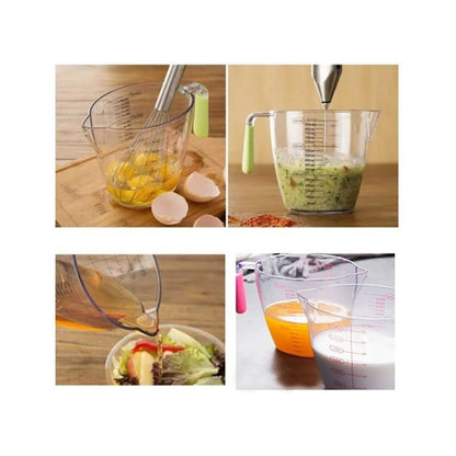 Juego De 3 Jarritas Medidoras Para Cocina Color Transparentes