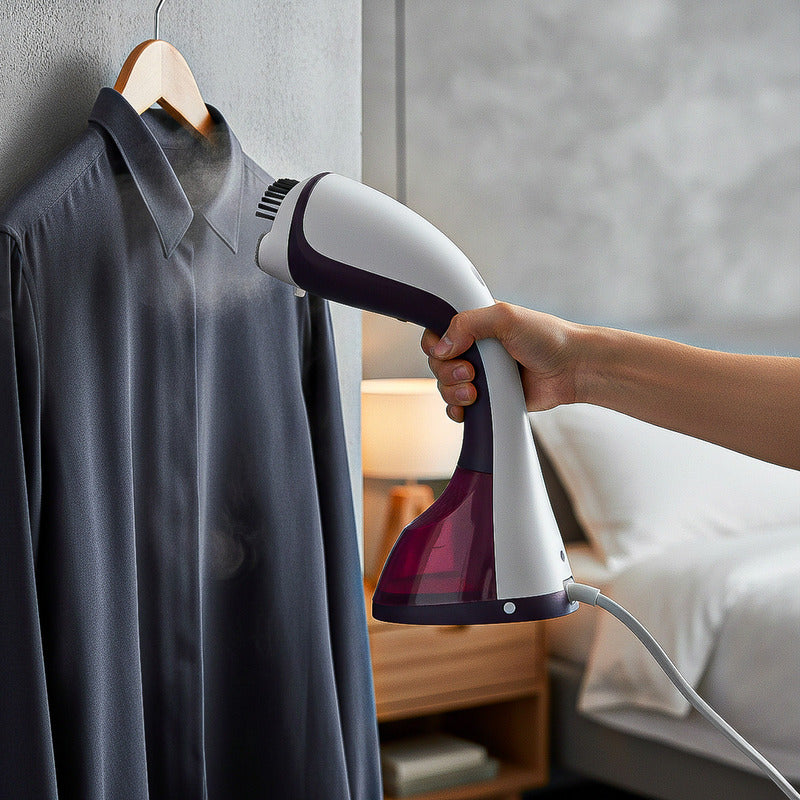Plancha A Vapor Arcashopping Vertical Portátil De 1400w Para Ropa Morado