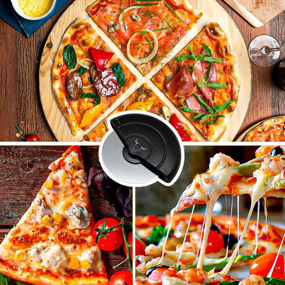 Cortador Pizza Rueda Wayu Cortador De Pizza Profesional Wayu Negro