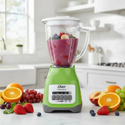 Licuadora Oster De Vidrio, 1.5 L Y 800 W En Verde