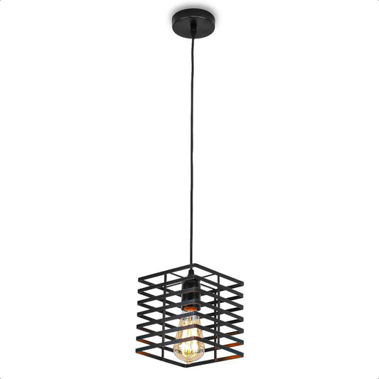 Lampara Colgante Techo Lampara Rustica Lampara Para Comedor Negro