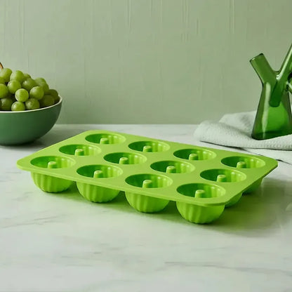 Moldes Silicona Reposteria Molde 12 Cupcakes Silicona Tartas Verde