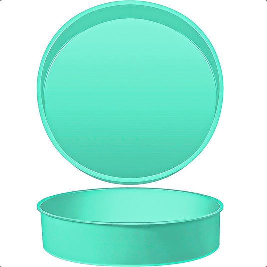 Molde Para Torta Moldes De Silicona Reposteria Molde Redondo Turquesa