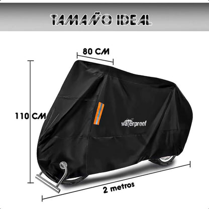 Funda Para Bici Protector Motocicleta Funda Moto Impermeable Negro