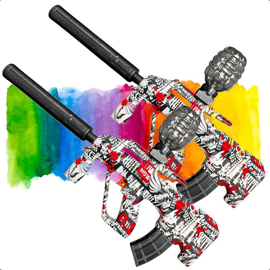 Pistola Hidrogel Pistola Pack 2 Juguete Pistola Automática Rojo