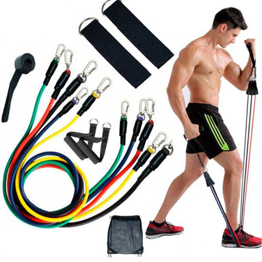 Set Bandas Elasticas Ligas Elasticas Ejercicio 11 Piezas