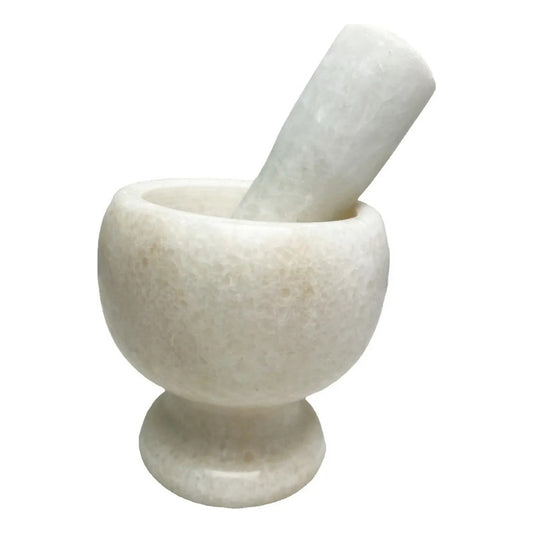 Mortero Piedra Marmol Chico Triturador Alimentos Mapuche Morteros De Piedra Para Chancho Especias Frescas Mortero Marmol Para Salsas Mediano Color Blanco Okshop
