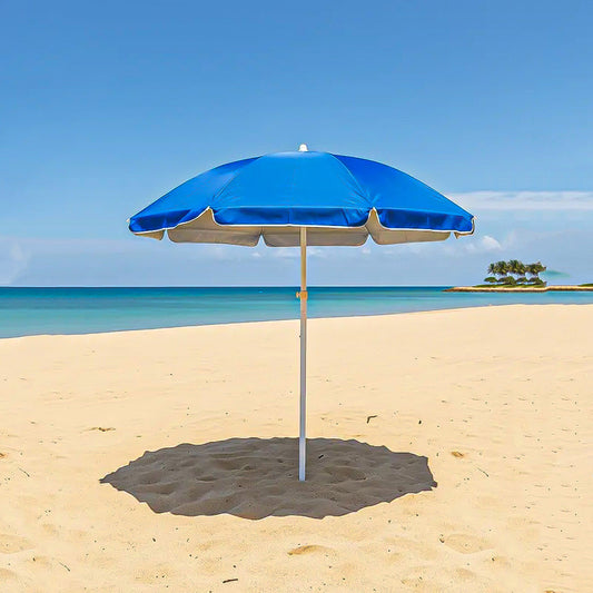 Sombrilla Paraguas Quitasol 2metros Playa Sombrilla De Playa Azul