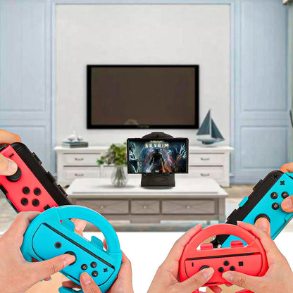 Accesorios Nintendo Switch Funda Control Accesorios 10 En 1 Negro