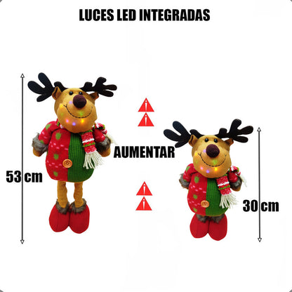 Monos Patas Largas Navidad Pascuero Reno Muñecos Navideños