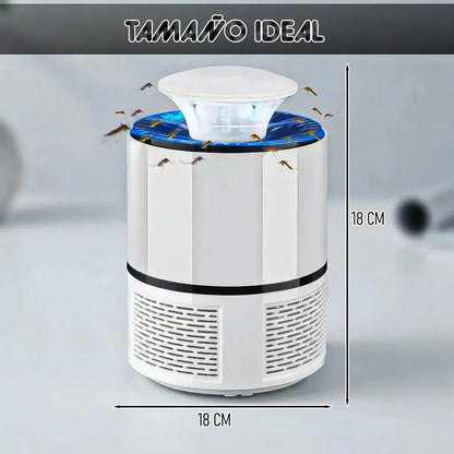 Lampara Matamosquitos Usb Insecto Repelente Moscas Lampara Okshop Lámpara Mata Zancudos Usb Trampa Mosquitos Silenciosa Lampara Antimosquitos Electrico Lámpara Eléctrica Antimosquitos Okshop Blanco