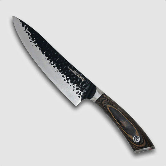 Cuchillo De Carne Hammer Grande Wayu De Acero Inoxidable Y Mango De Madera Pakka, 20 Cm
