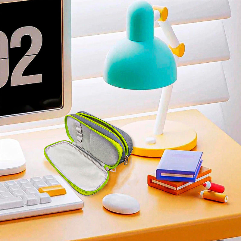 Estuche Escolar Estuche Para Lapices Estuche Niños Estuche Naranja