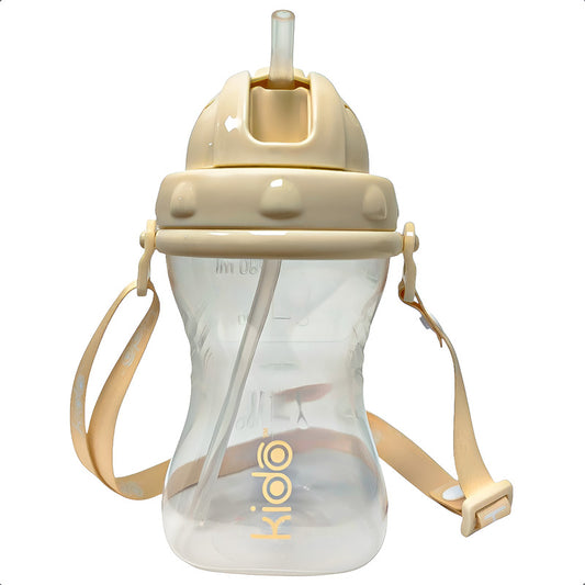Vasos Antiderrame Vaso Con Bombilla Vaso Tomajugo Niño 280ml Beige Estrella