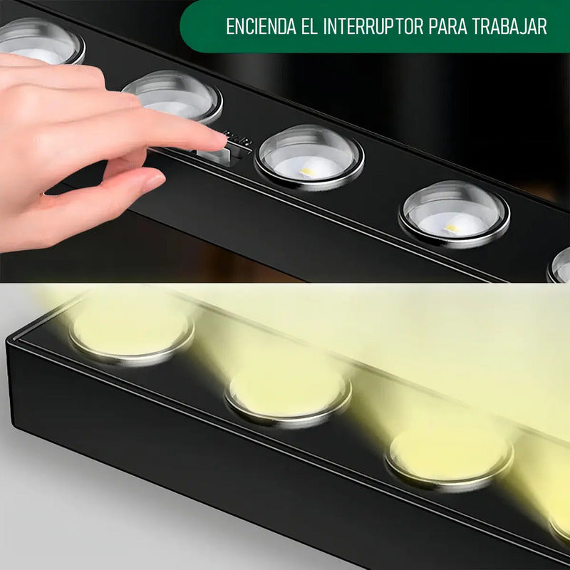 Pack 8 Aplique Solar Pared Exterior Led 10w Okshop Negro Ip54 Inalámbrico Negro/cálida