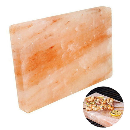 Tabla De Sal Rosada De Himalaya Asado Picoteo Parrilla Himalaya Salmón