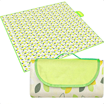 Manta Plegable Picnic Alfombra Camping Manta Picnic 150x200 Hojas